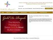 Tablet Screenshot of goldderoyale.com.au